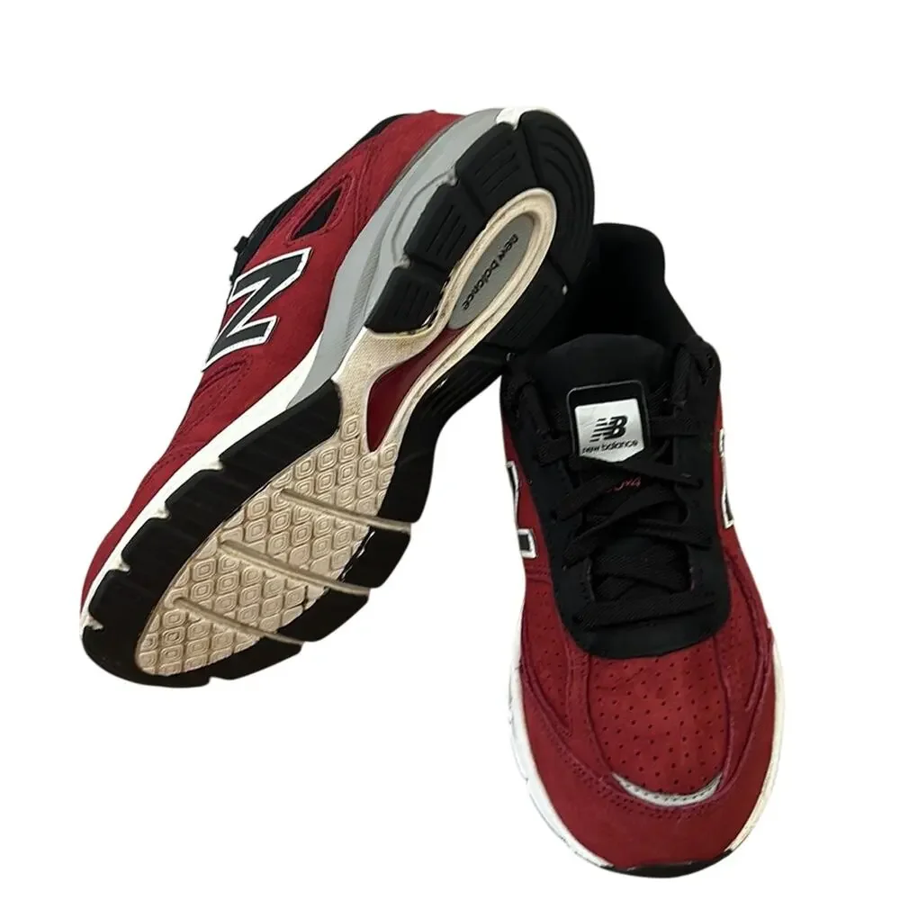 New Balance Shoes 990 V4 Burgundy Sneakers Size Women's 8.5 Men's 7